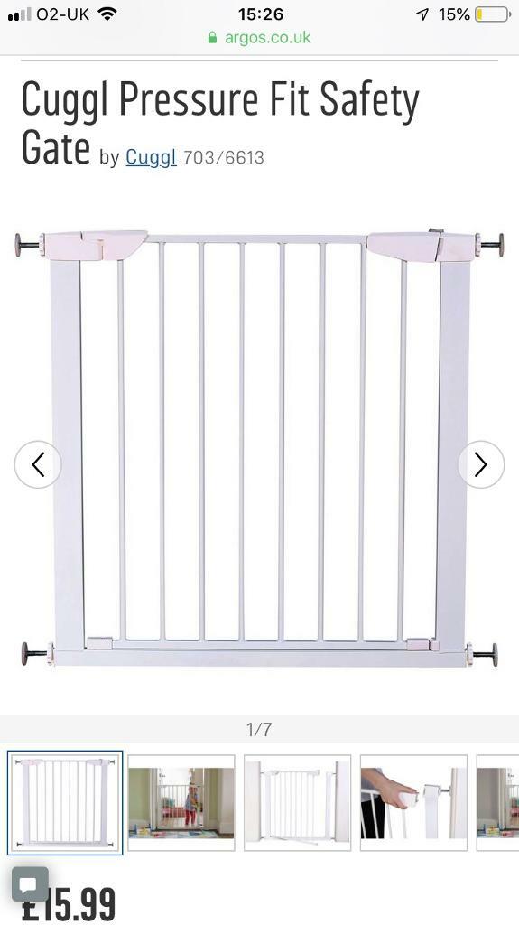 argos pressure stair gate